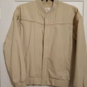 Vintage Arnold Palmer Khaki Golf Bomber Jacket